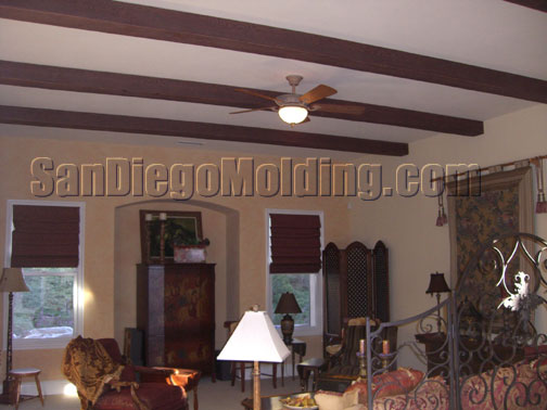 Faux wood beams